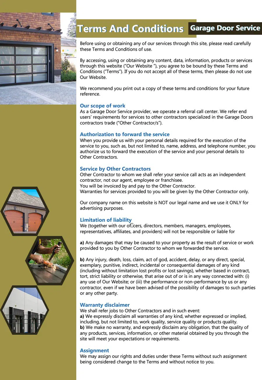 Security Garage Door Repair Service Silver Spring, MD 301-371-2792